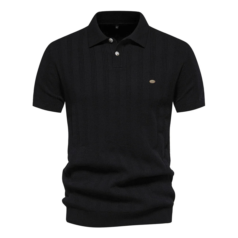 Noble Wear London Nervürlü Örgü Polo